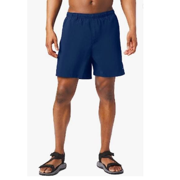 Columbia Men's Dark Blue Backcast Lii Water Shorts Size XXL Style FM4009 - Picture 1 of 13